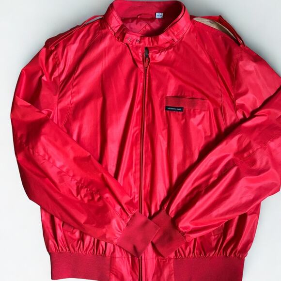 Vintage Members Only Red Jacket Size 1X – Classic Bomber Style - Picture 1 of 7